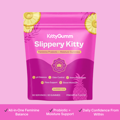 Kitty Gumm Feminine Probiotic/30 Gummies Pineapple Flavor